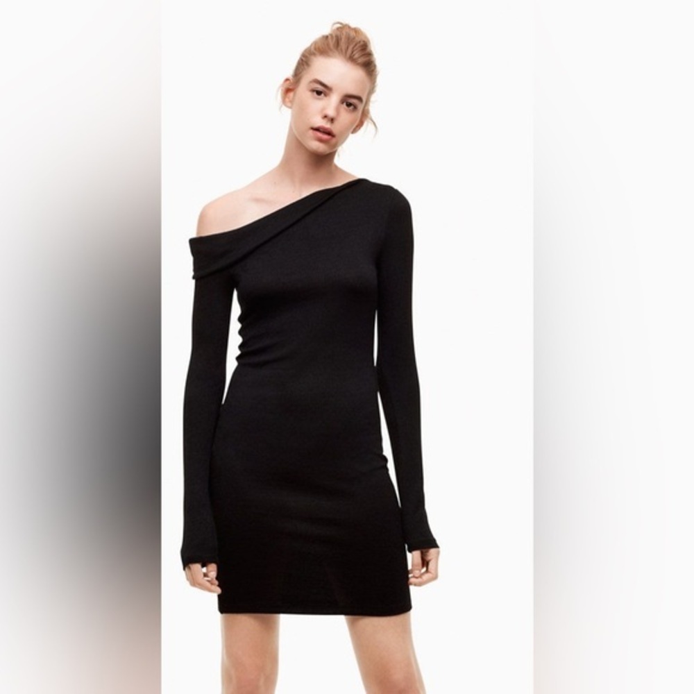 Elegant Black Off-Shoulder Dress